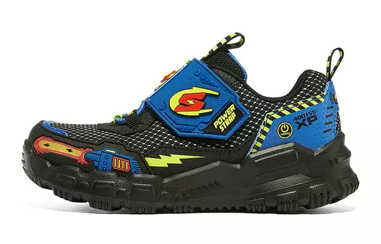 Кроссовки Bob's Kids Lifestyle GS Low-top, черные/синие/зеленые/красные Skechers