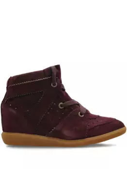 Кроссовки Bobby 50 на танкетке ISABEL MARANT, красный