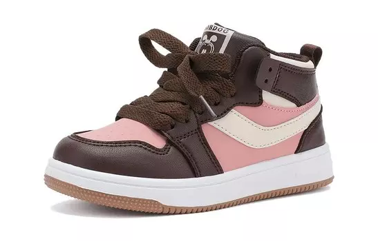 Кроссовки BOBDOG Kids Skateboarding Shoes Kids High-top, цвет Ancient tree palm