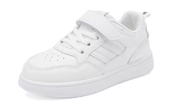 Кроссовки BOBDOG Kids Skateboarding Shoes Kids Low-top, белый/синий