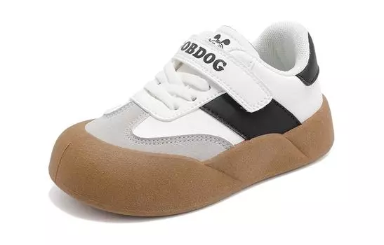 Кроссовки BOBDOG Kids Skateboarding Shoes Kids Low-top, цвет Lead ash/lotus root powder