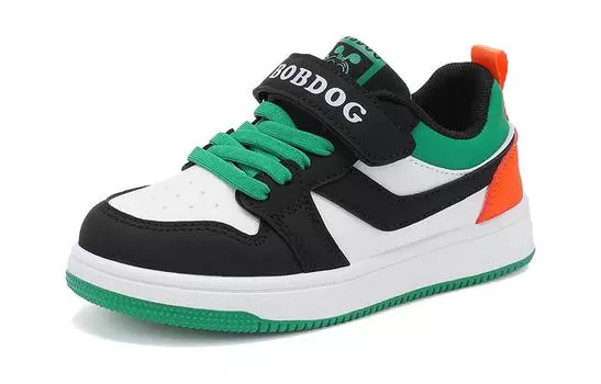 Кроссовки BOBDOG Kids Skateboarding Shoes Kids Low-top, зеленый