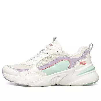 Кроссовки bobs bamina 'white blue purple' Skechers, белый