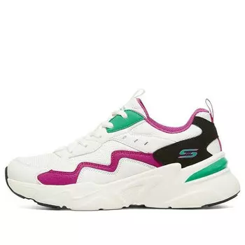 Кроссовки bobs bamina 'white green pink' Skechers, белый