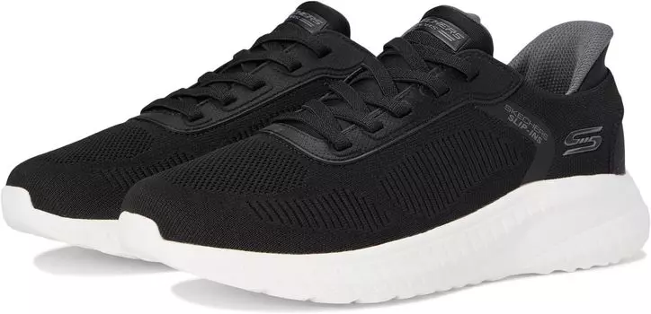 Кроссовки BOBS from SKECHERS Hands Free Slip-Ins Squad Chaos - Solid Step, цвет Black/White