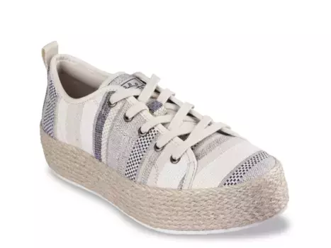 Кроссовки BOBS Sesame Espadrille Sneaker Skechers, цвет navystripeprint