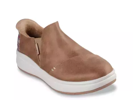 Кроссовки BOBS Slip-Ins Skipper Wave Stay Snug Slip-On Skechers, коричневый
