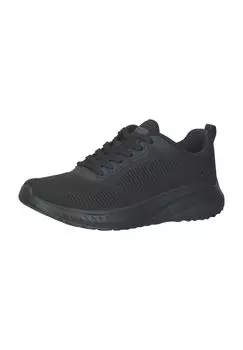 Кроссовки Bobs Sport Squad Chaos - Face Off, трикотажные, дышащие, женские SKECHERS, цвет Bbk Black Enginee