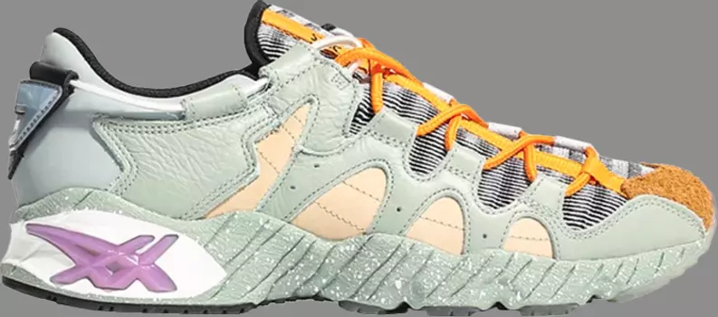 Кроссовки bodega x gel mai 'underground' Asics, зеленый