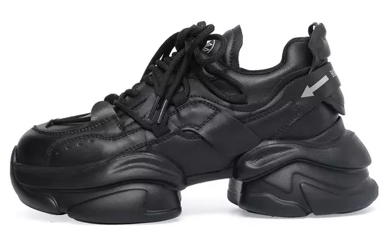 Кроссовки BOERDIQI Chunky Sneakers Women's Low-top, черный