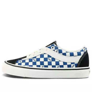 Кроссовки bold ni checkerboard blue/white Vans, синий