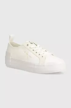 Кроссовки BOLD VULC FLATF LOW LACE MIX MTL Calvin Klein Jeans, белый