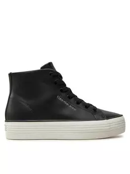 Кроссовки Bold Vulc Flatf Mid Lth In YW0YW01634 Calvin Klein Jeans, черный