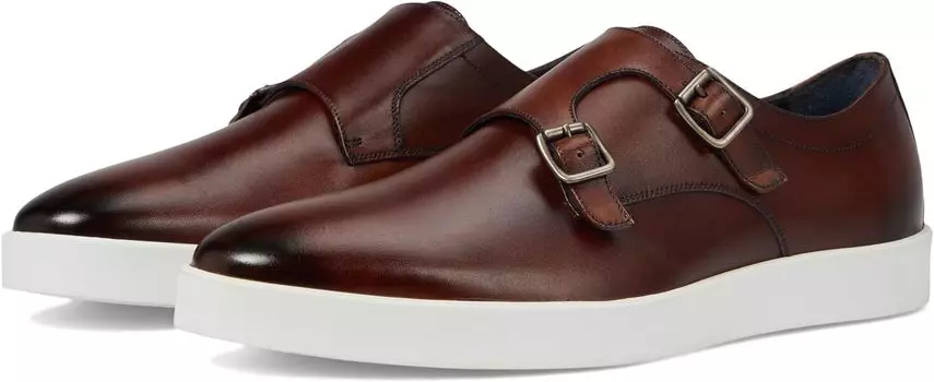 Кроссовки Bolivar Monk Strap Johnston & Murphy Collection, цвет Brown Italian Calfskin