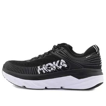 Кроссовки bondi 7 'black white' Hoka One One, черный
