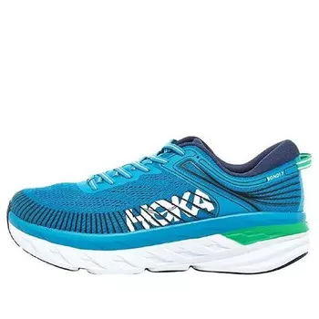 Кроссовки bondi 7 'blue green' Hoka One One, синий