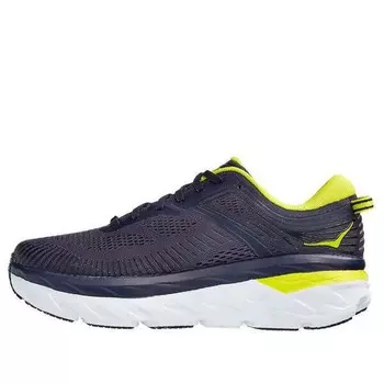 Кроссовки bondi 7 'odyssey grey deep well' Hoka One One, черный