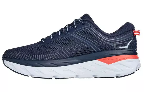 Кроссовки Bondi 7 женские с низким верхом темно-синие Hoka One One