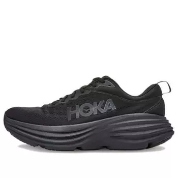 Кроссовки bondi 8 2e wide 'triple black' Hoka One One, черный