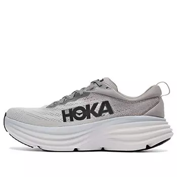 Кроссовки bondi 8 4e x-wide 'shark grey' Hoka One One, серый