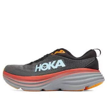 Кроссовки bondi 8 'anthracite blue red' Hoka One One, мультиколор