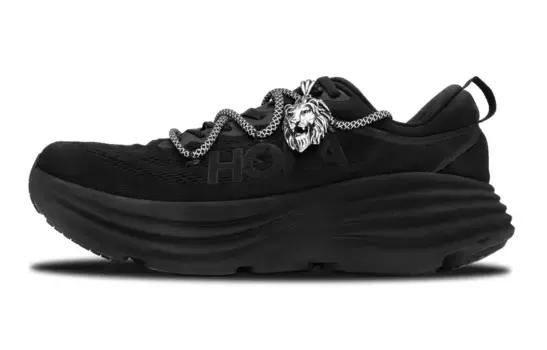 Кроссовки Bondi 8 мужские низкие черные Hoka One One
