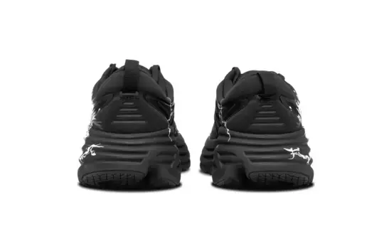 Кроссовки Bondi 8 мужские низкие черные Hoka One One