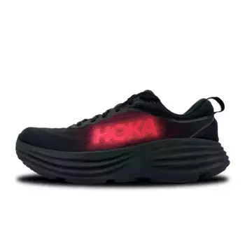 Кроссовки Bondi 8 мужские низкие черные/розовые Hoka One One