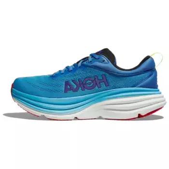 Кроссовки Bondi 8 мужские с низким верхом Virtual Blue/день для плавания Hoka One One