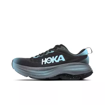 Кроссовки Bondi 8 унисекс с низким верхом, черные/синие Hoka One One