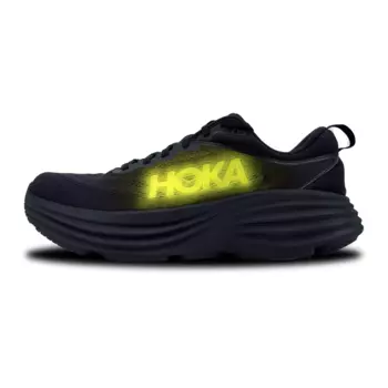 Кроссовки Bondi 8 женские с низким верхом, черные/желтые Hoka One One