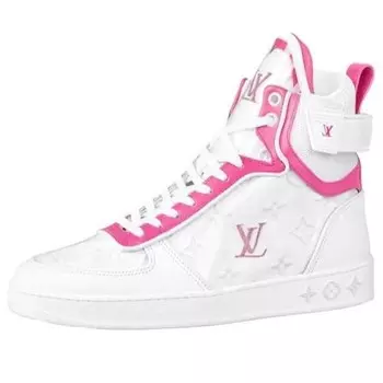 Кроссовки boombox ankle sneakers 'white pink' Louis Vuitton, белый