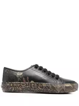 Кроссовки Borg Cubic на шнуровке Ferragamo, черный