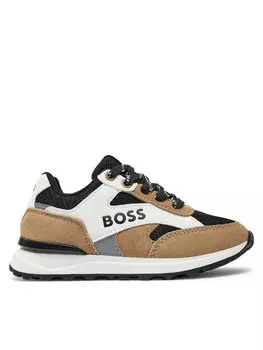 Кроссовки BOSS, бежевый