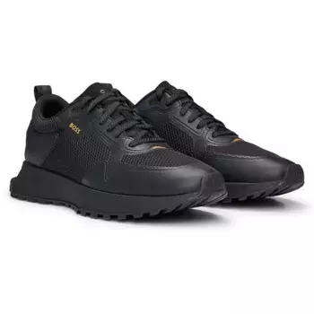 Кроссовки BOSS Jonah Meth 10259130 trainers, черный