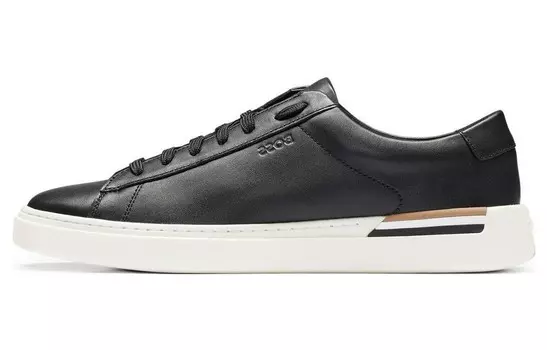 Кроссовки BOSS Round-toe Lace-up Sneakers, черный