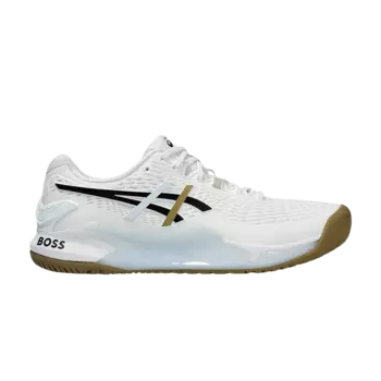 Кроссовки BOSS x Matteo Berrettini x Gel Resolution 9 'White Camel', белый