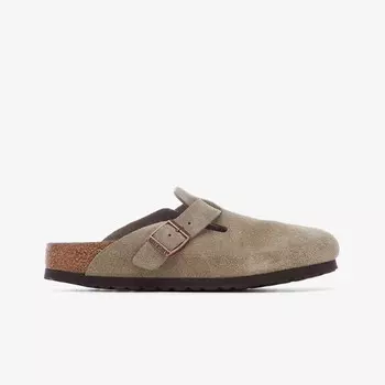 Кроссовки Boston Suede Leather 'Taupe' BIRKENSTOCK, серый