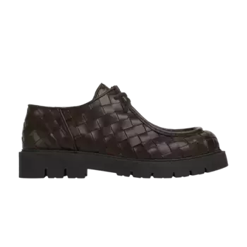 Кроссовки Bottega Veneta Haddock Lace-Up Fondant, коричневый