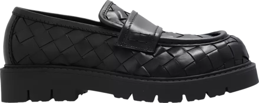 Кроссовки Bottega Veneta Haddock Loafer 'Black', черный