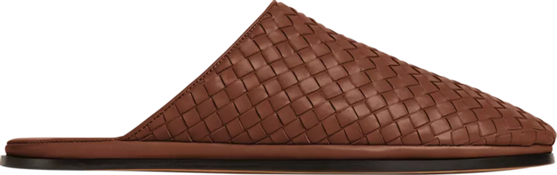 Кроссовки Bottega Veneta Leather Slipper 'Brown Sugar', коричневый