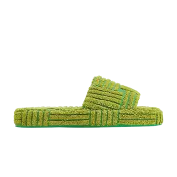 Кроссовки Bottega Veneta Resort Sponge Slide Parakeet Kiwi, зеленый