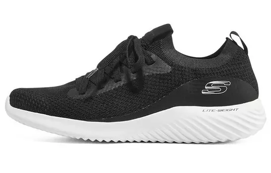 Кроссовки Bounder Series для бега мужские с низким верхом, черные/белые Skechers