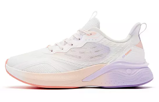 Кроссовки Boundless 5.0 женские с низким верхом розового цвета Qiaodan, розовый/фиолетовый