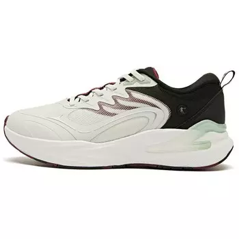 Кроссовки Boundless 5SE женские с низким верхом, белый/черный/зеленый Qiaodan