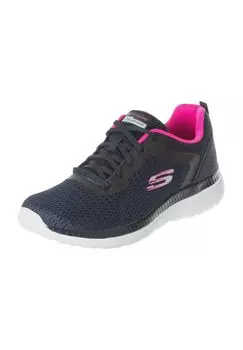 Кроссовки Bountiful Quick Path, дышащие, амортизирующие, женские SKECHERS, цвет Nvhp Blau