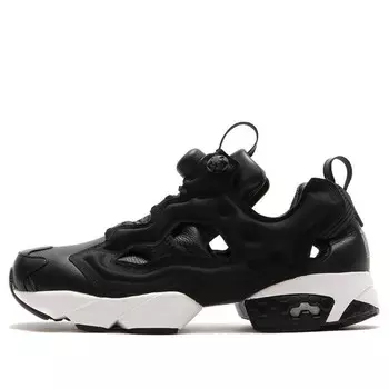 Кроссовки bounty hunter x atmos x packer x instapump fury 'black white' Reebok, черный