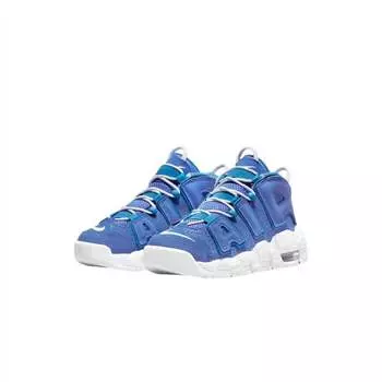 Кроссовки Boy's Air More Uptempo Gs в цвете Medium Blue / White Nike