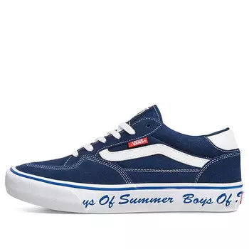 Кроссовки boys of summer x rowan pro blue/white Vans, синий