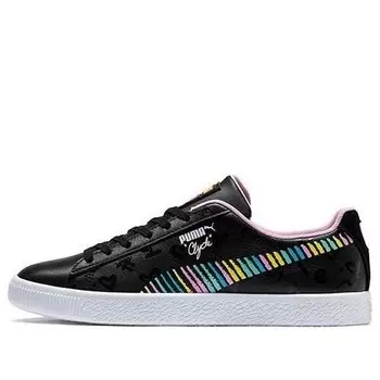 Кроссовки bradley theodore x clyde 'black prism pink' Puma, черный